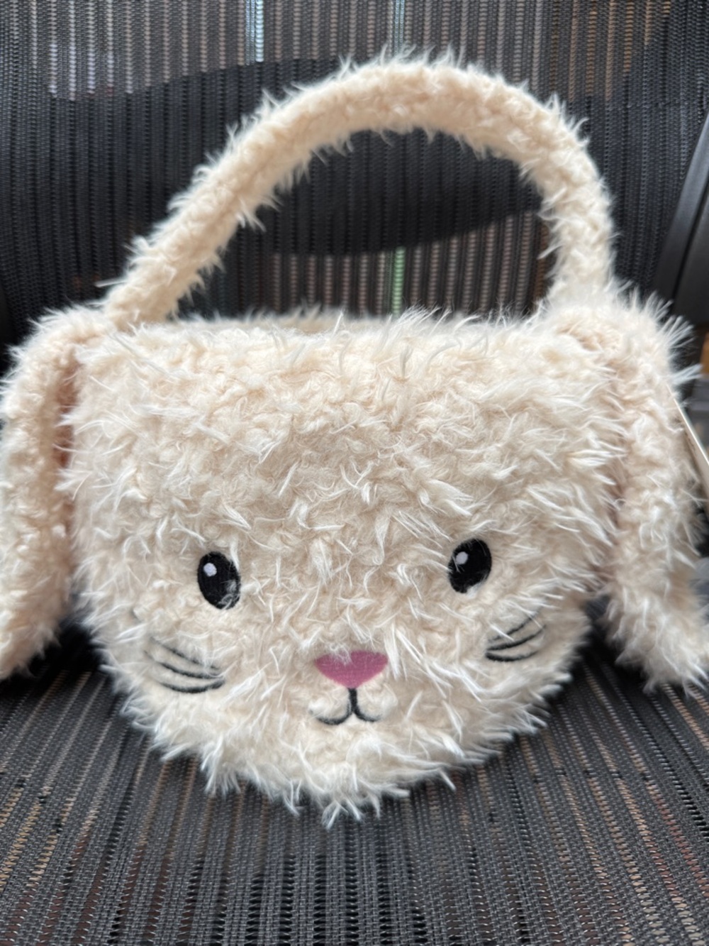 Plush Bunny Easter Basket NWT